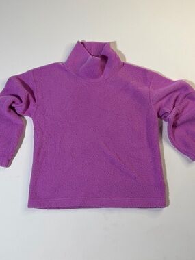 GAP Womens Fleece Turtleneck Sweater Top Small Pink SOLD OUT retail $60
